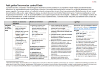 Petit guide d’intervention contre l’Ebola 