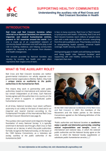 Auxiliary Role in Health - Brochure