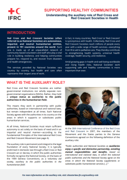 Auxiliary Role in Health - Brochure